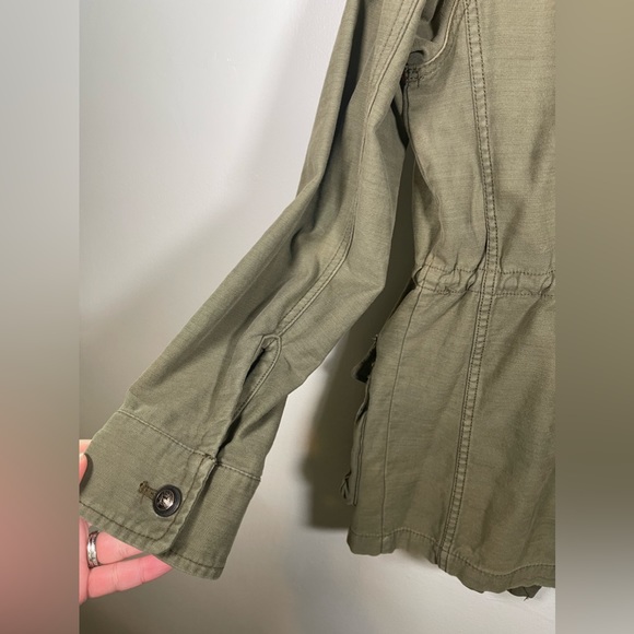 Free People Not Your Brother’s Surplus Jacket Olive Green Size Small retail $168 - Picture 7 of 8
